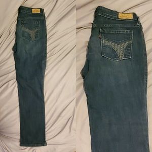 Levi's Blue Jeans Slight Curve Size 8